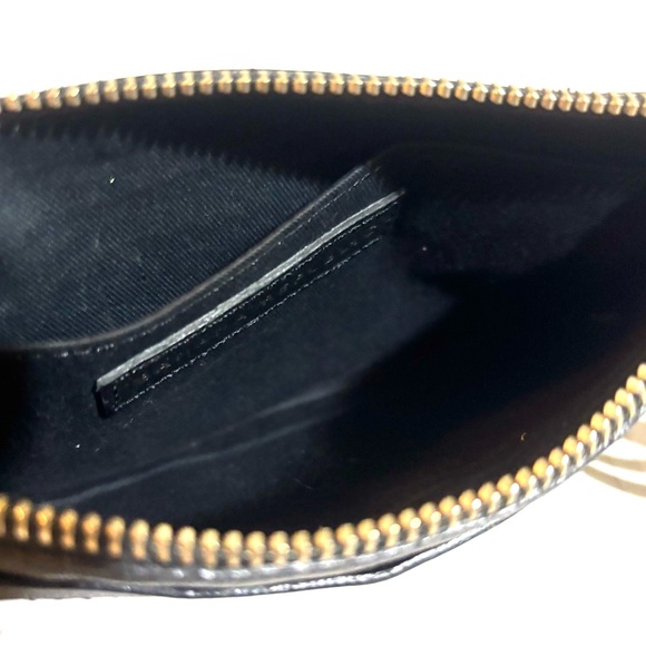 Banana Republic Black Perforated Wristlet